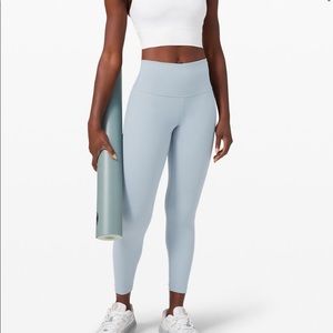 Lululemon Light Blue Wunder Under Leggings 25”